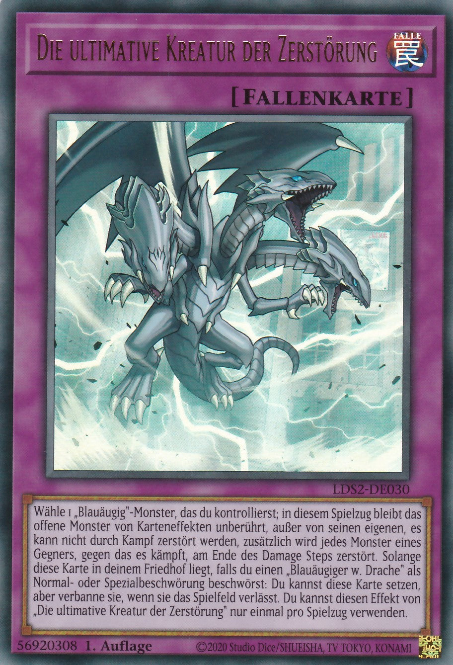 Die ultimative Kreatur der Zerstörung - LDS2-DE030 - Ultra Rare - Deutsch - 1. Auflage - Legendary Duelists: Season 2