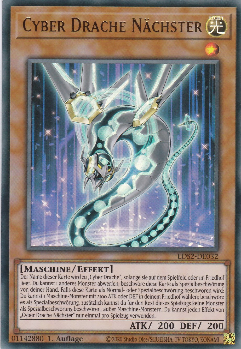 Cyber Drache Nächster - LDS2-DE032 - Ultra Rare - Deutsch - 1. Auflage - Legendary Duelists: Season 2