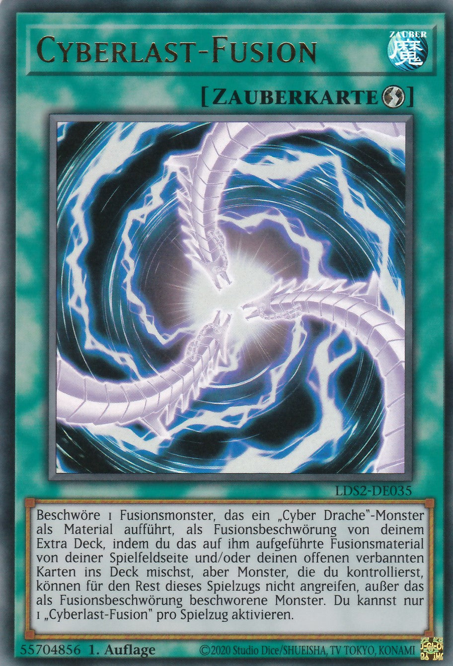 Cyberlast-Fusion - LDS2-DE035 - Ultra Rare - Deutsch - 1. Auflage - Legendary Duelists: Season 2