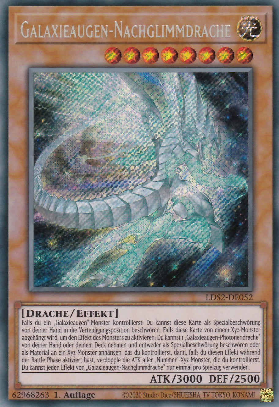 Galaxieaugen-Nachglimmdrache - LDS2-DE052 - Secret Rare - Deutsch - 1. Auflage - Legendary Duelists: Season 2