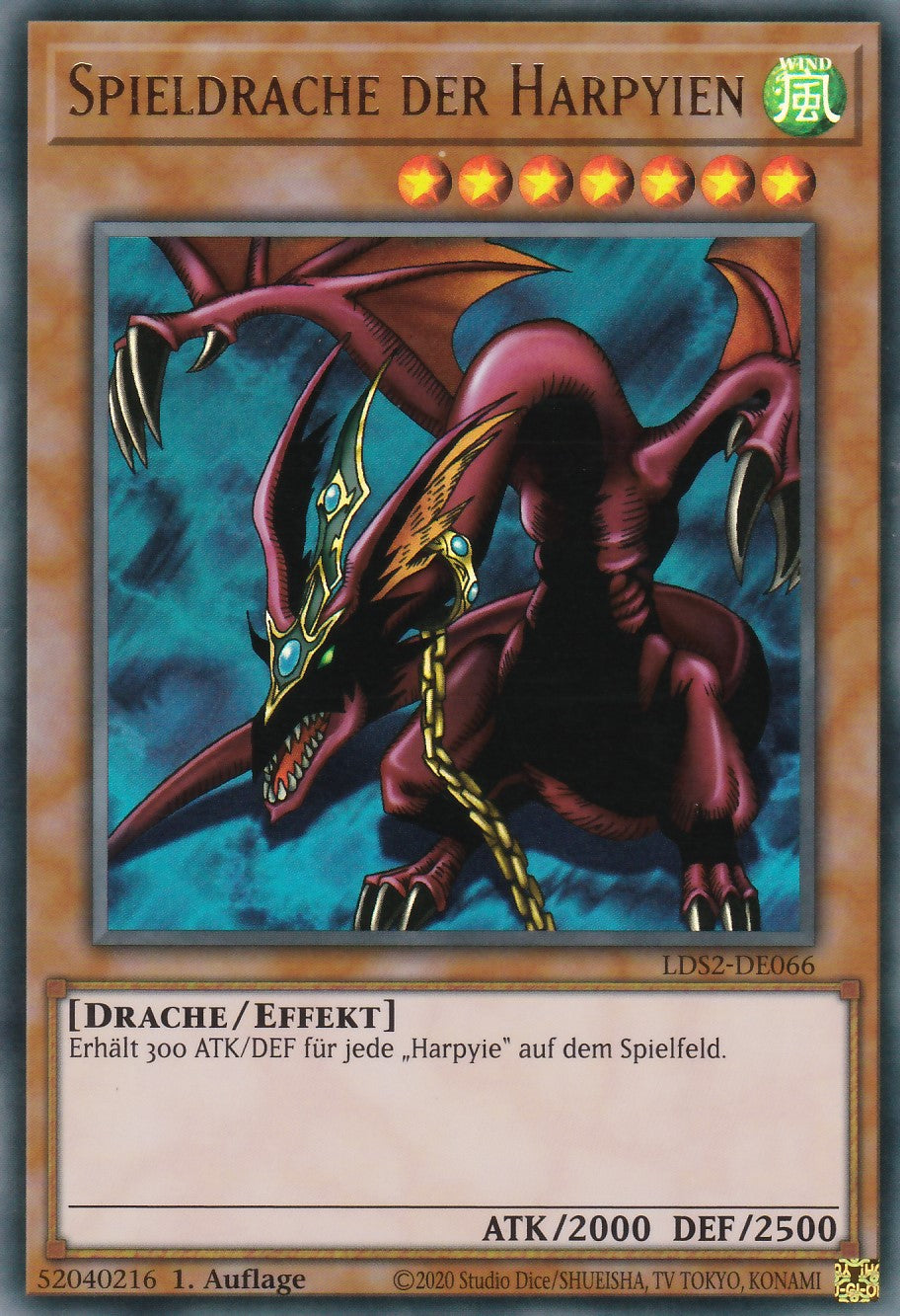 Spieldrache der Harpyien - LDS2-DE066 - Ultra Rare - Deutsch - 1. Auflage - Legendary Duelists: Season 2