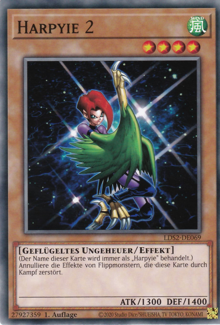 Harpyie 2 - LDS2-DE069 - Common - Deutsch - 1. Auflage - Legendary Duelists: Season 2