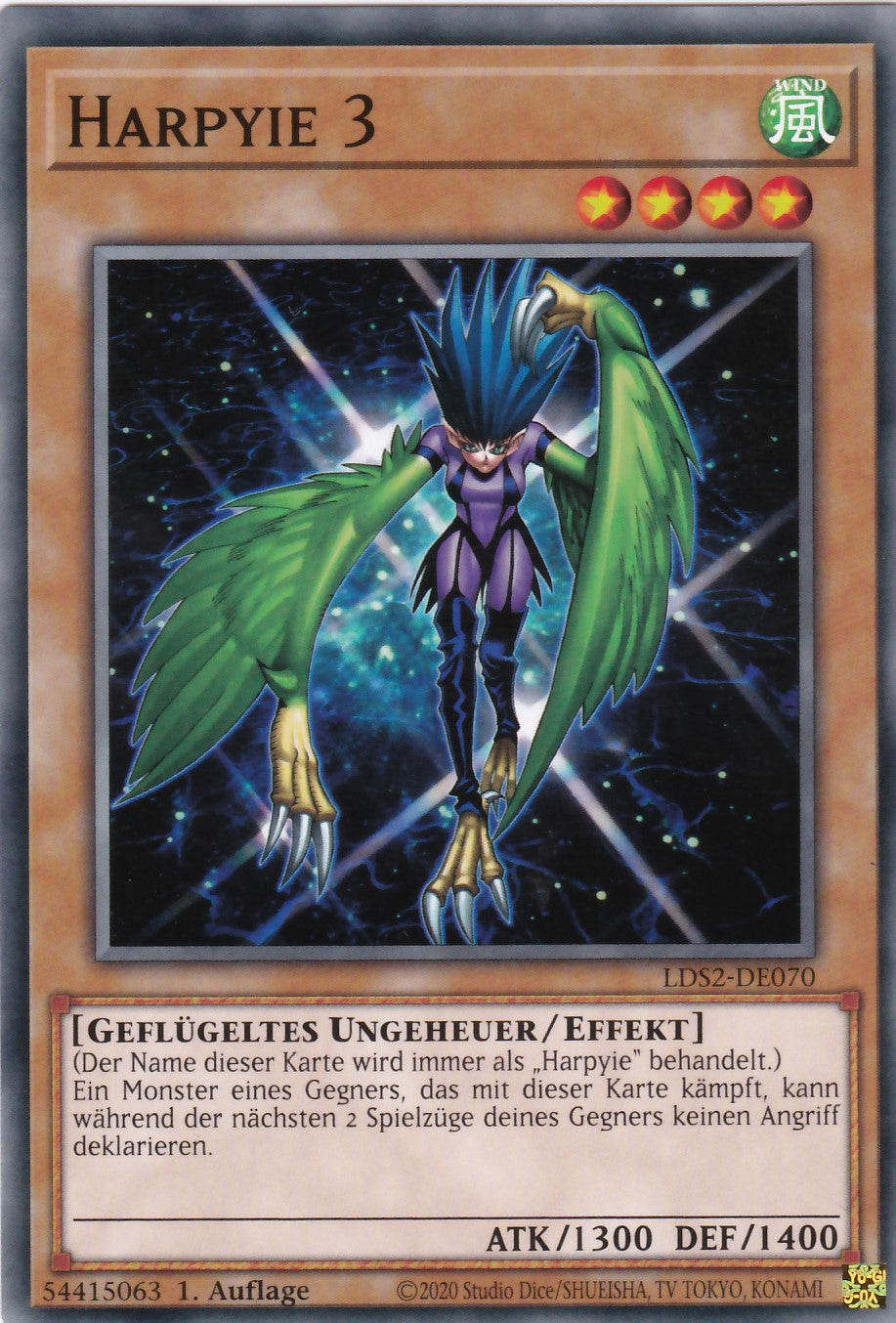 Harpyie 3 - LDS2-DE070 - Common - Deutsch - 1. Auflage - Legendary Duelists: Season 2