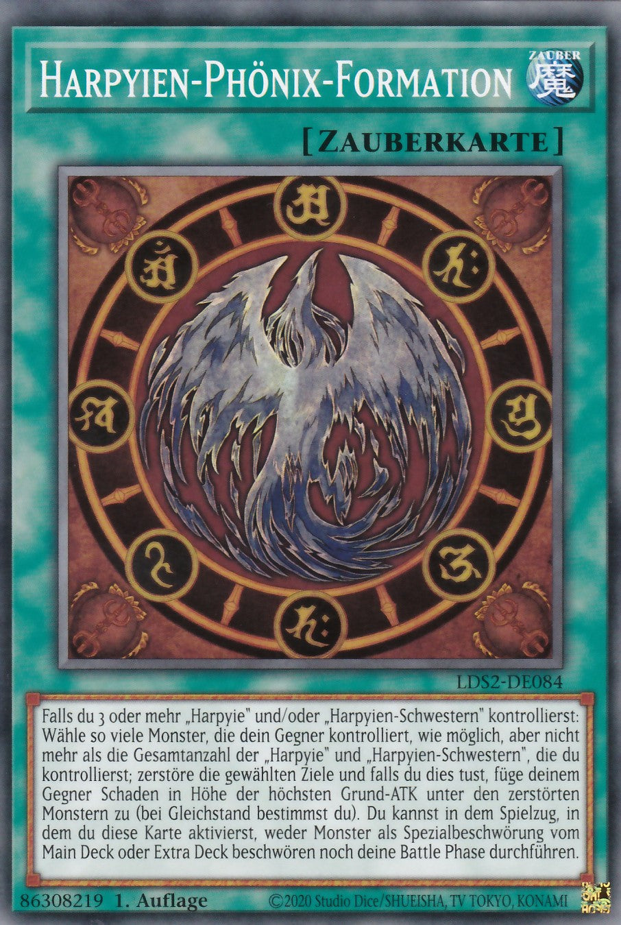 Harpyien-Phönix-Formation - LDS2-DE084 - Common - Deutsch - 1. Auflage - Legendary Duelists: Season 2