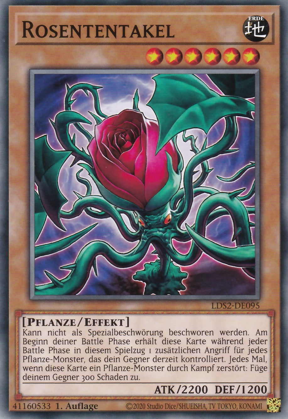Rosententakel - LDS2-DE095 - Common - Deutsch - 1. Auflage - Legendary Duelists: Season 2