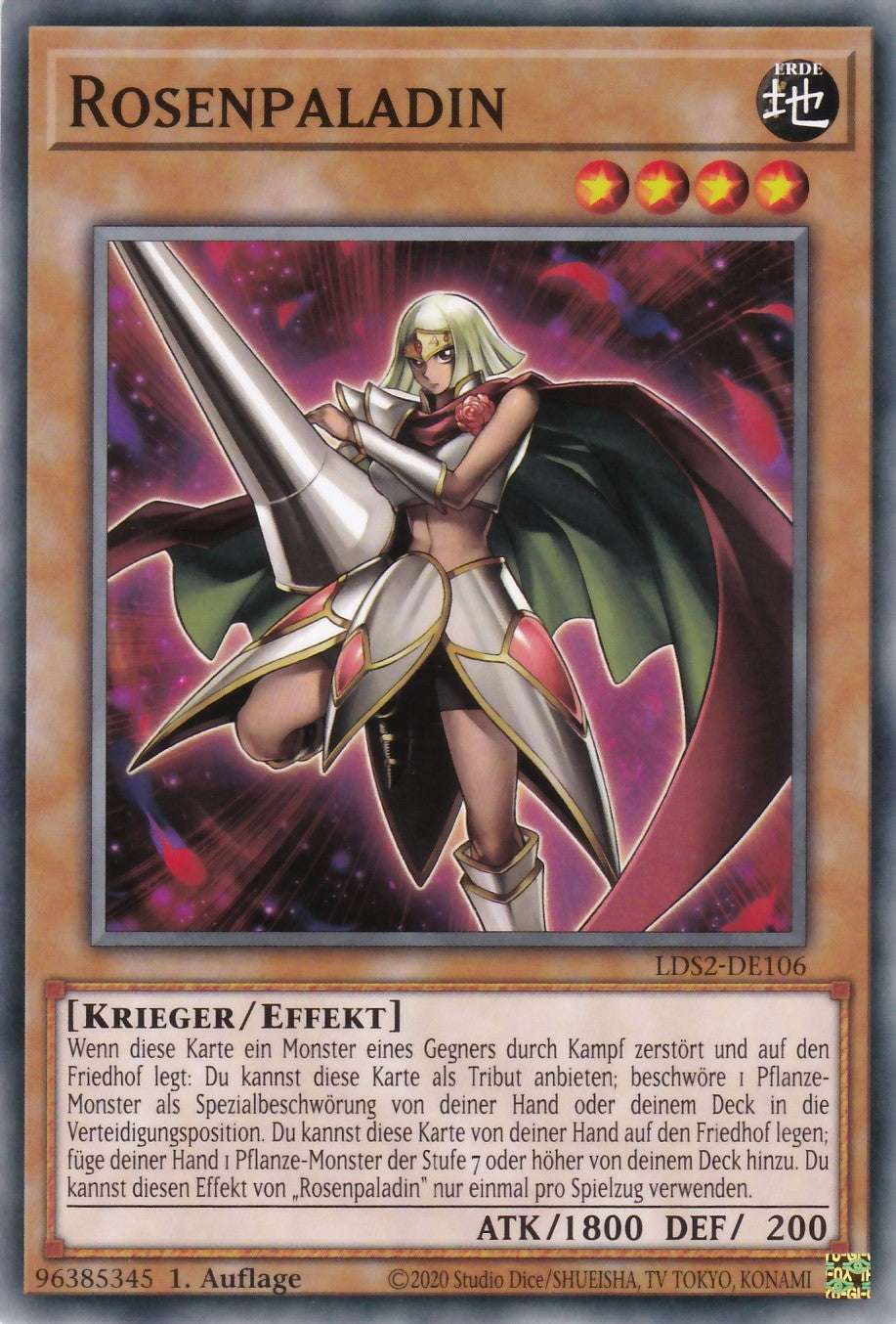 Rosenpaladin - LDS2-DE106 - Common - Deutsch - 1. Auflage - Legendary Duelists: Season 2
