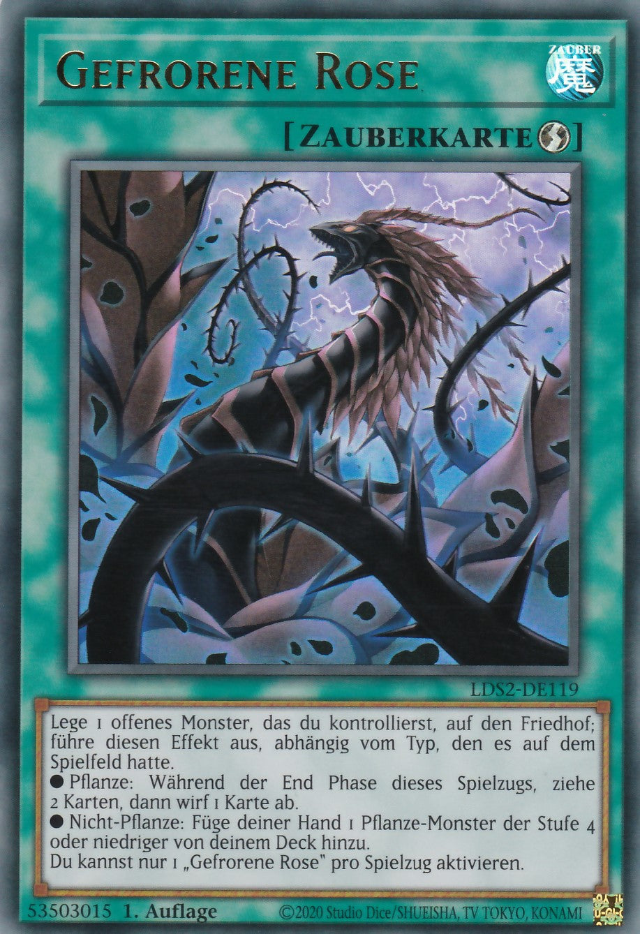 Gefrorene Rose - LDS2-DE119 - Ultra Rare - Deutsch - 1. Auflage - Legendary Duelists: Season 2