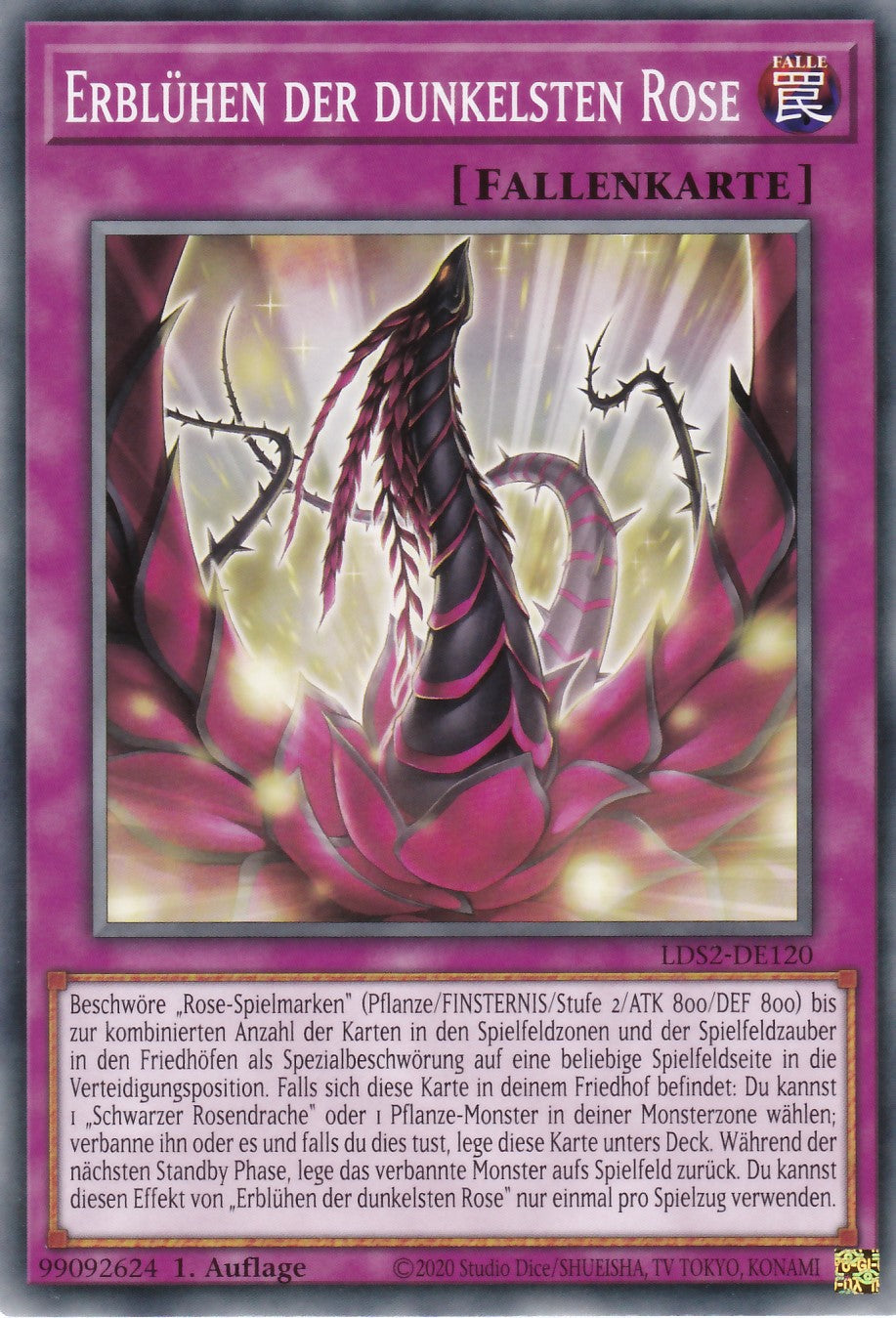 Erblühen der dunkelsten Rose - LDS2-DE120 - Common - Deutsch - 1. Auflage - Legendary Duelists: Season 2