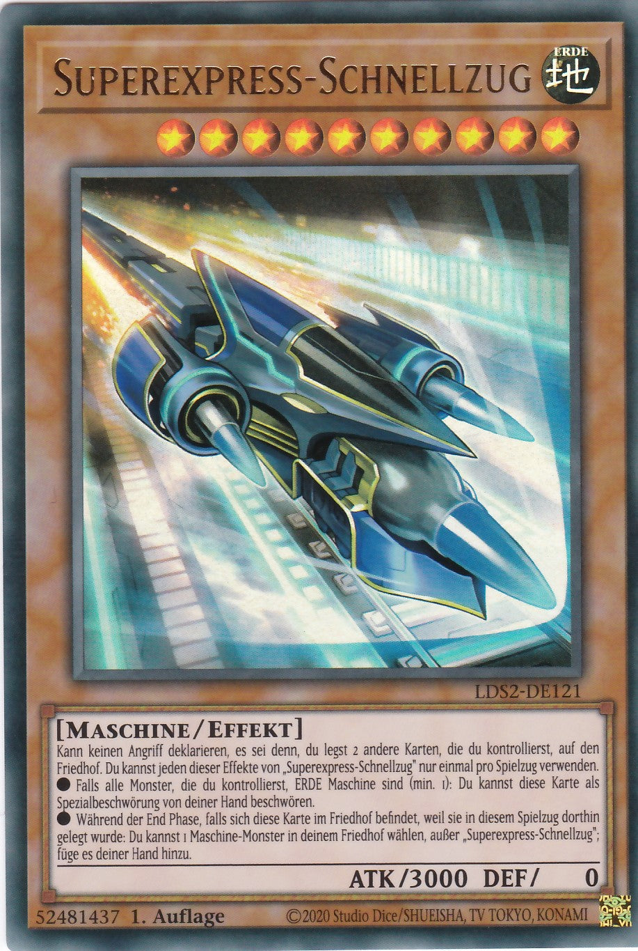 Superexpress-Schnellzug - LDS2-DE121 - Ultra Rare - Deutsch - 1. Auflage - Legendary Duelists: Season 2