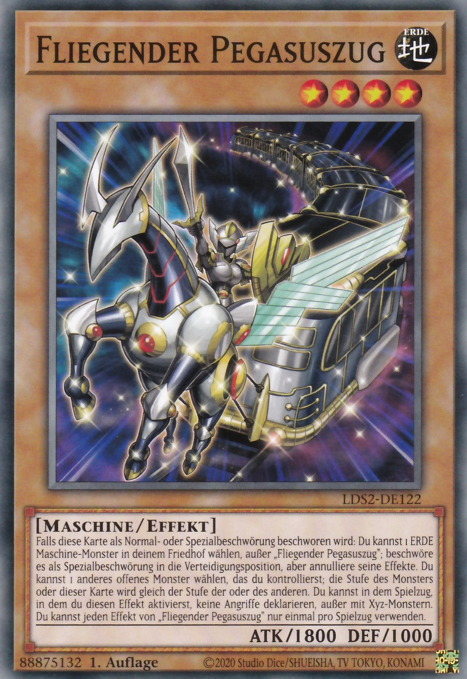 Fliegender Pegasuszug - LDS2-DE122 - Common - Deutsch - 1. Auflage - Legendary Duelists: Season 2