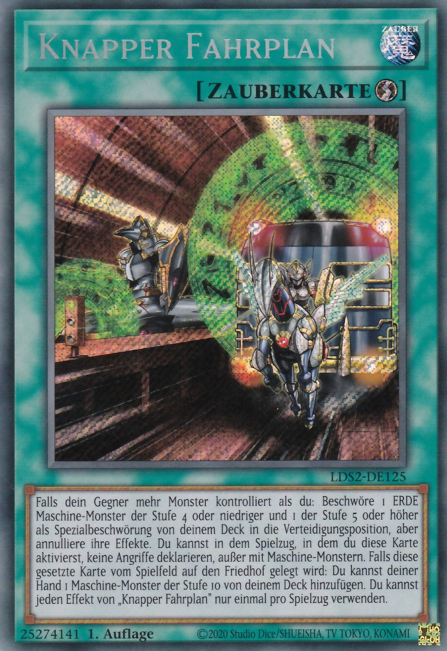 Knapper Fahrplan - LDS2-DE125 - Secret Rare - Deutsch - 1. Auflage - Legendary Duelists: Season 2