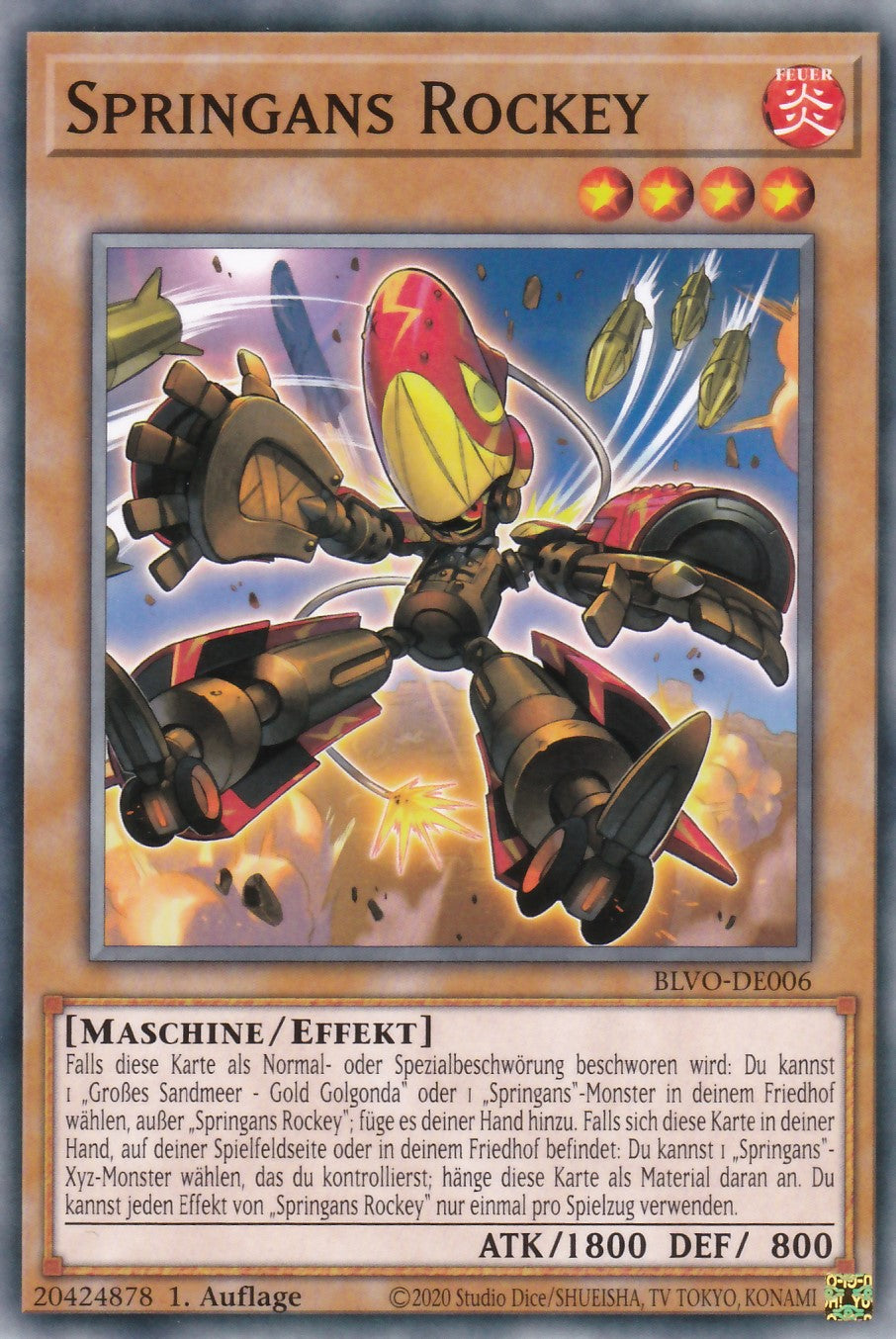 Springans Rockey - BLVO-DE006 - Common - Deutsch - 1. Auflage - Blazing Vortex