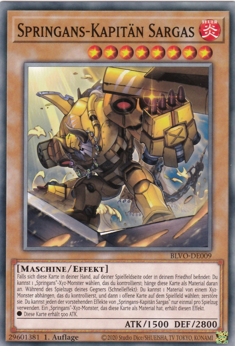 Springans-Kapitän Sargas - BLVO-DE009 - Common - Deutsch - 1. Auflage - Blazing Vortex