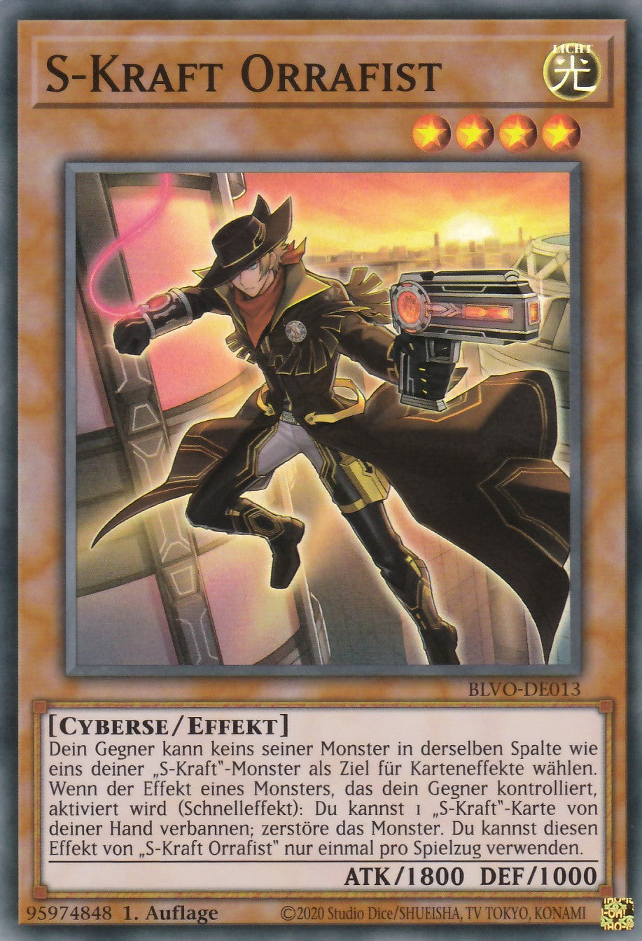 S-Kraft Orrafist - BLVO-DE013 - Super Rare - Deutsch - 1. Auflage - Blazing Vortex