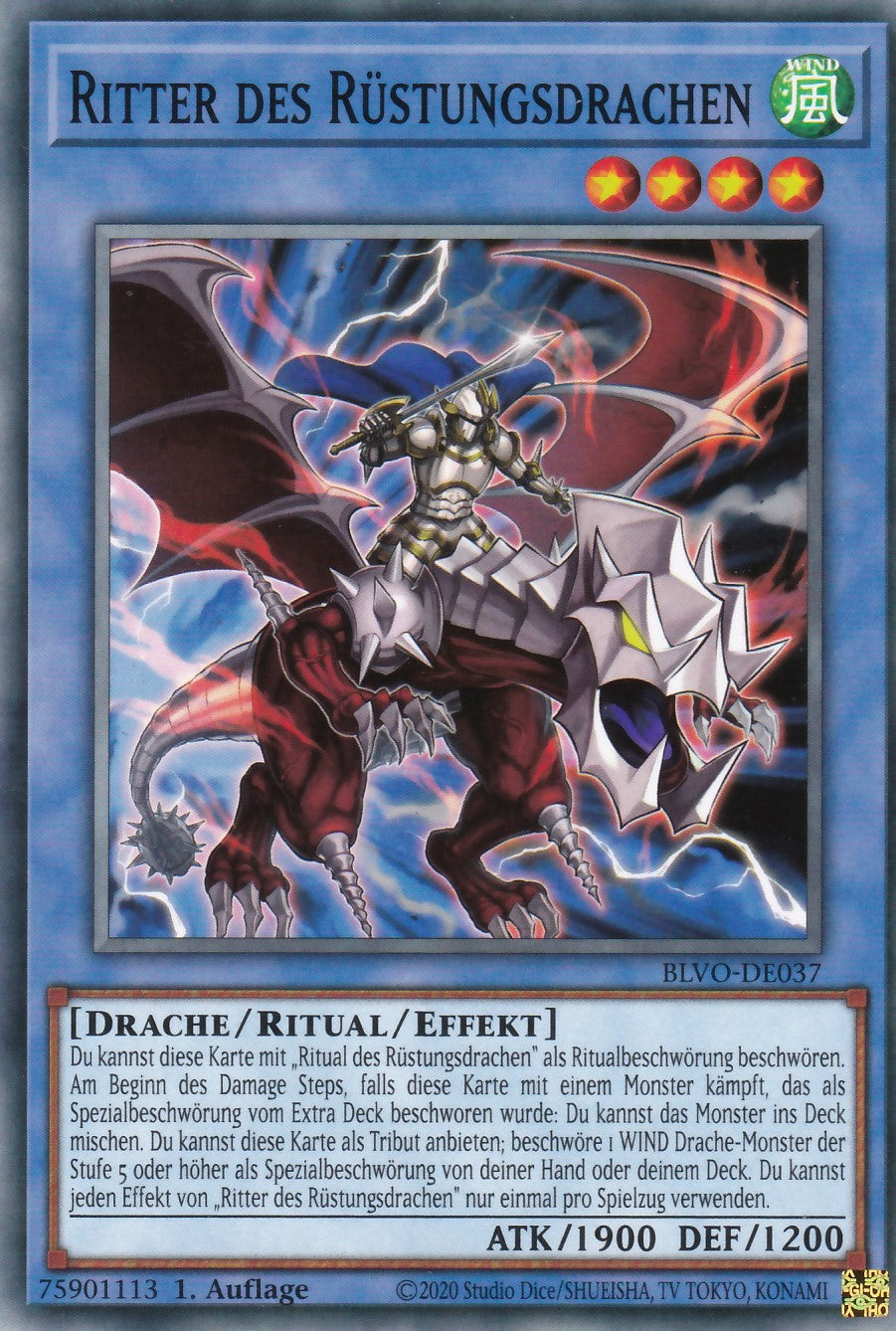 Ritter des Rüstungsdrachen - BLVO-DE037 - Common - Deutsch - 1. Auflage - Blazing Vortex