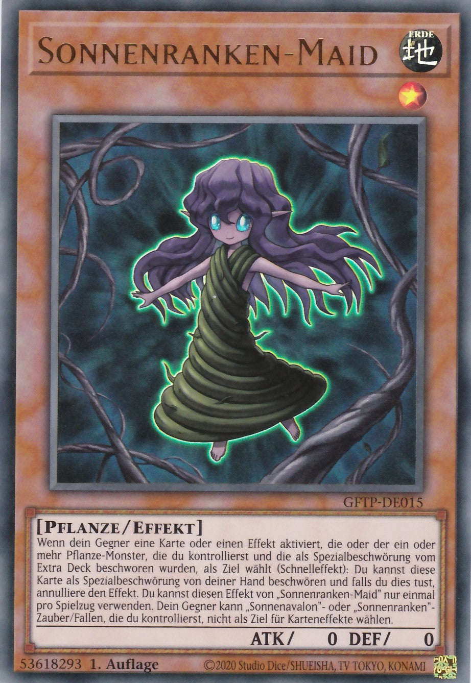 Sonnenranken-Maid - GFTP-DE015 - Ultra Rare - Deutsch - 1. Auflage - Ghosts From the Past
