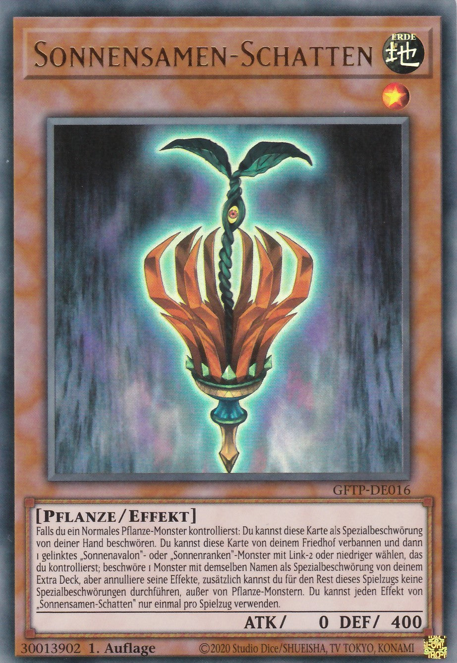 Sonnensamen-Schatten - GFTP-DE016 - Ultra Rare - Deutsch - 1. Auflage - Ghosts From the Past