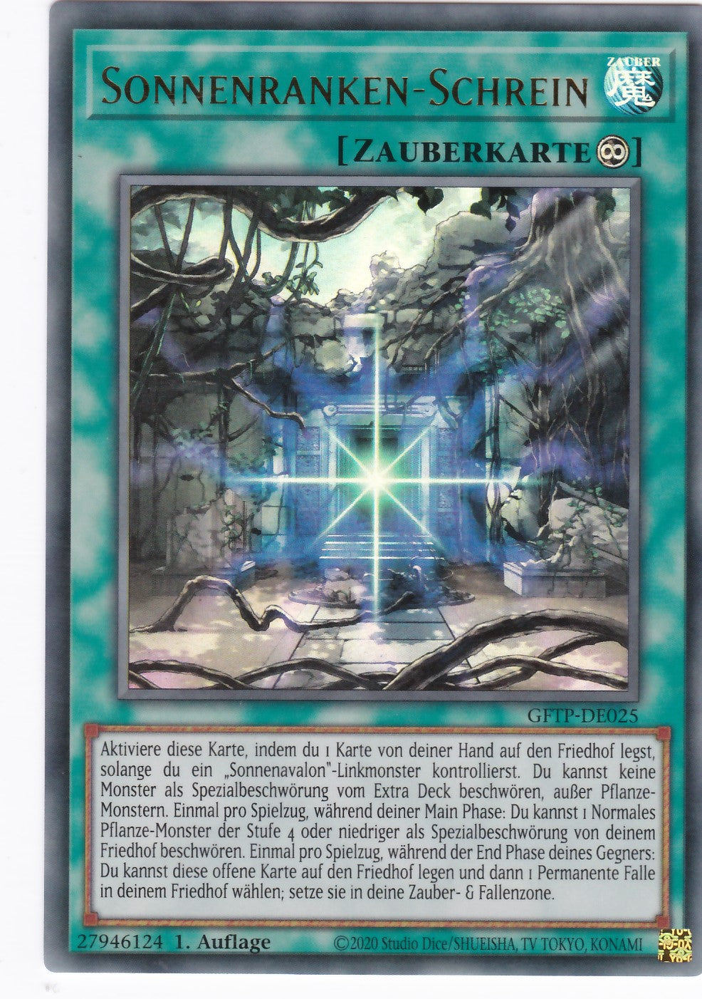 Sonnenranken-Schrein - GFTP-DE025 - Ultra Rare - Deutsch - 1. Auflage - Ghosts From the Past