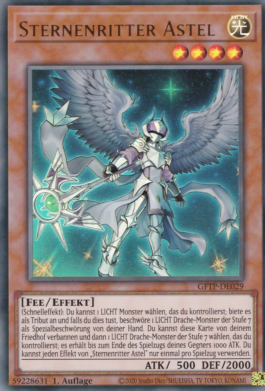 Sternenritter Astel - GFTP-DE029 - Ultra Rare - Deutsch - 1. Auflage - Ghosts From the Past