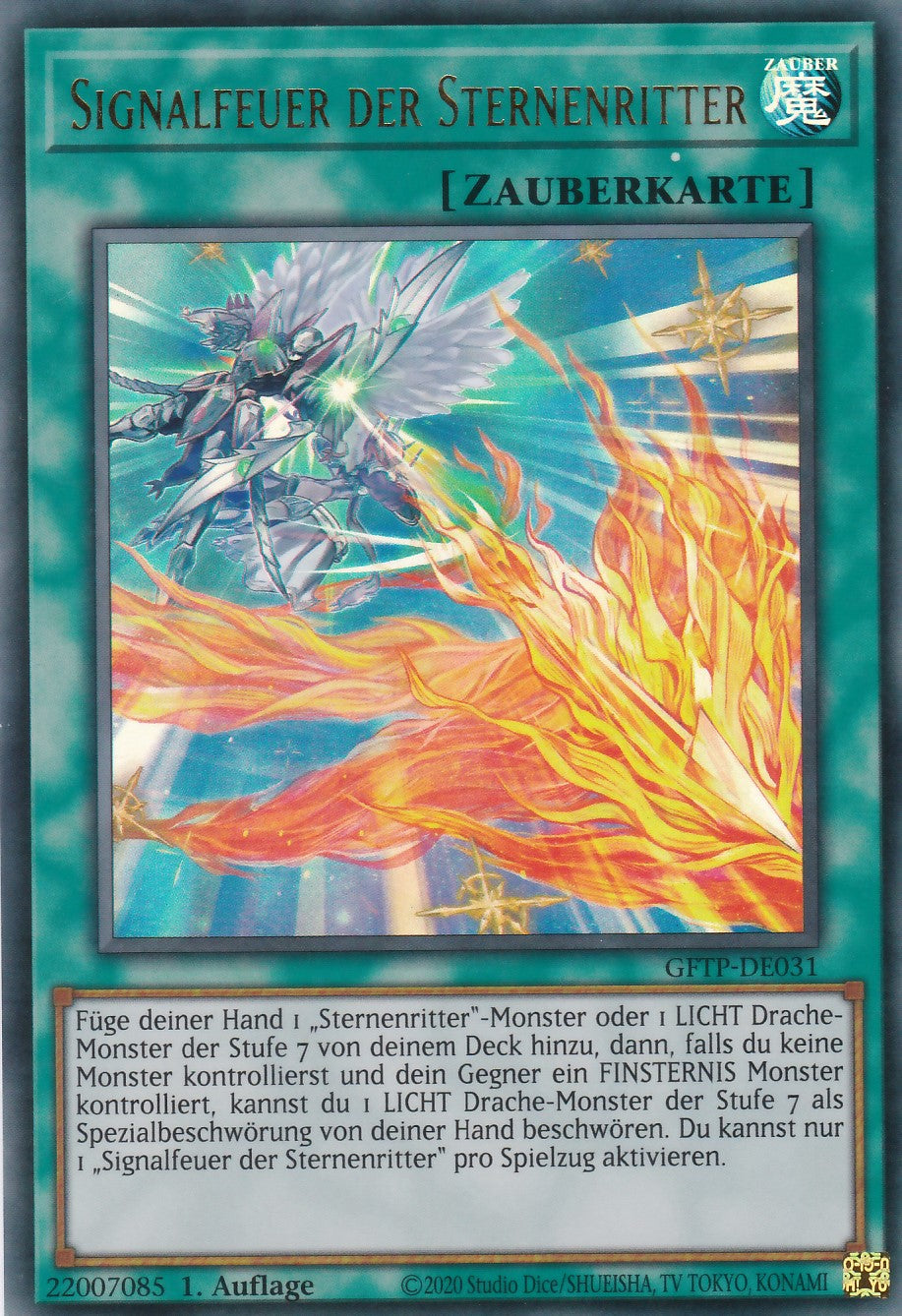 Signalfeuer der Sternenritter - GFTP-DE031 - Ultra Rare - Deutsch - 1. Auflage - Ghosts From the Past
