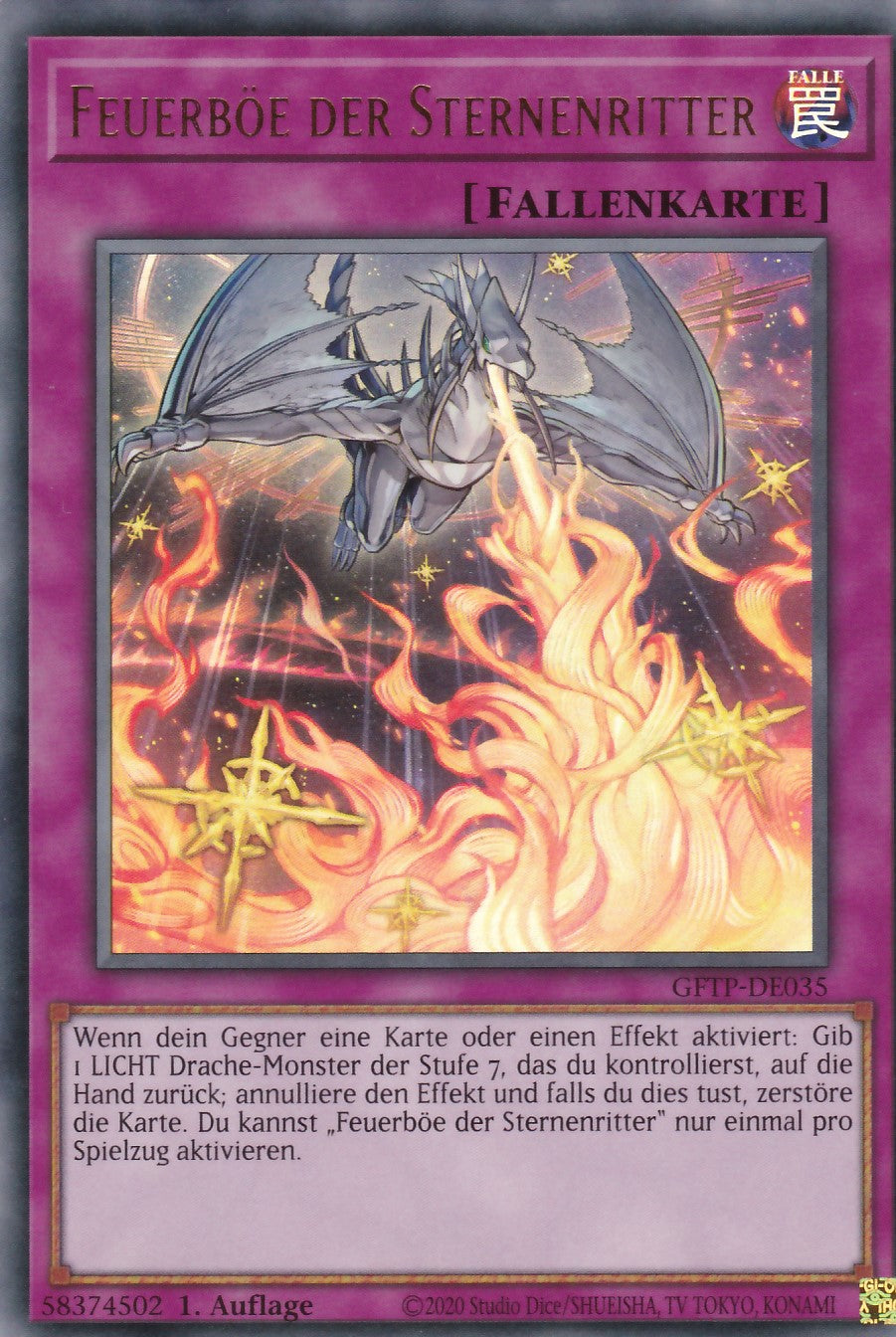 Feuerböe der Sternenritter - GFTP-DE035 - Ultra Rare - Deutsch - 1. Auflage - Ghosts From the Past