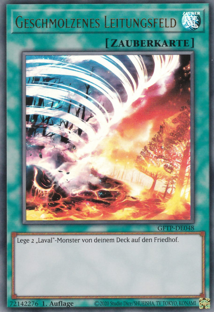 Geschmolzenes Leitungsfeld - GFTP-DE048 - Ultra Rare - Deutsch - 1. Auflage - Ghosts From the Past