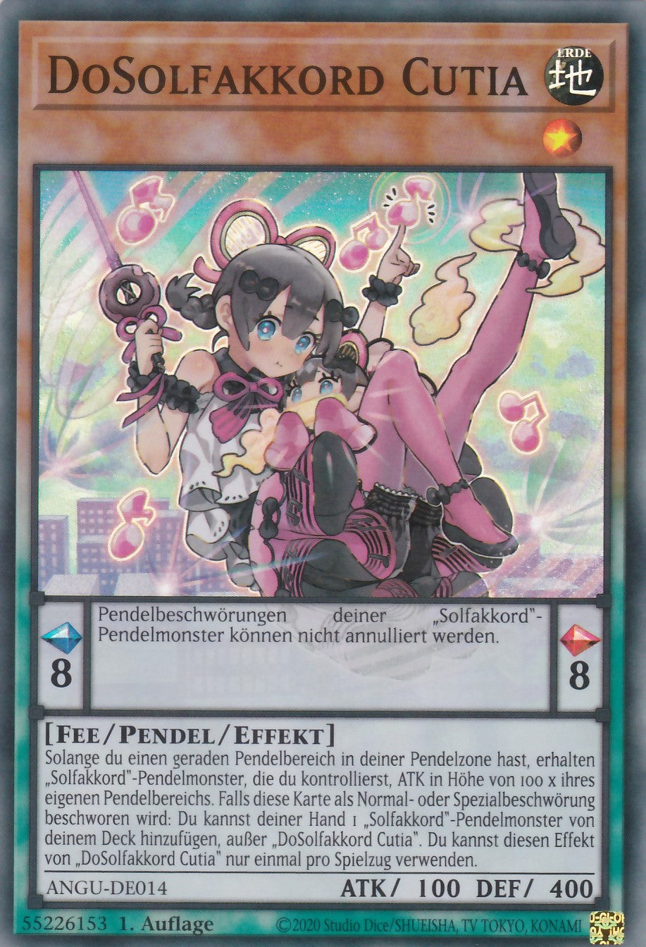 DoSolfakkord Cutia - ANGU-DE014 - Super Rare - Deutsch - 1. Auflage - Ancient Guardians