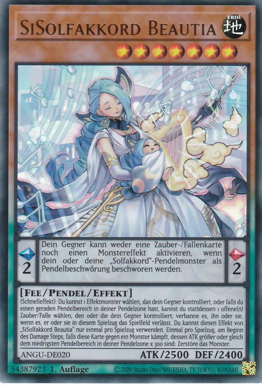 SiSolfakkord Beautia - ANGU-DE020 - Ultra Rare - Deutsch - 1. Auflage - Ancient Guardians