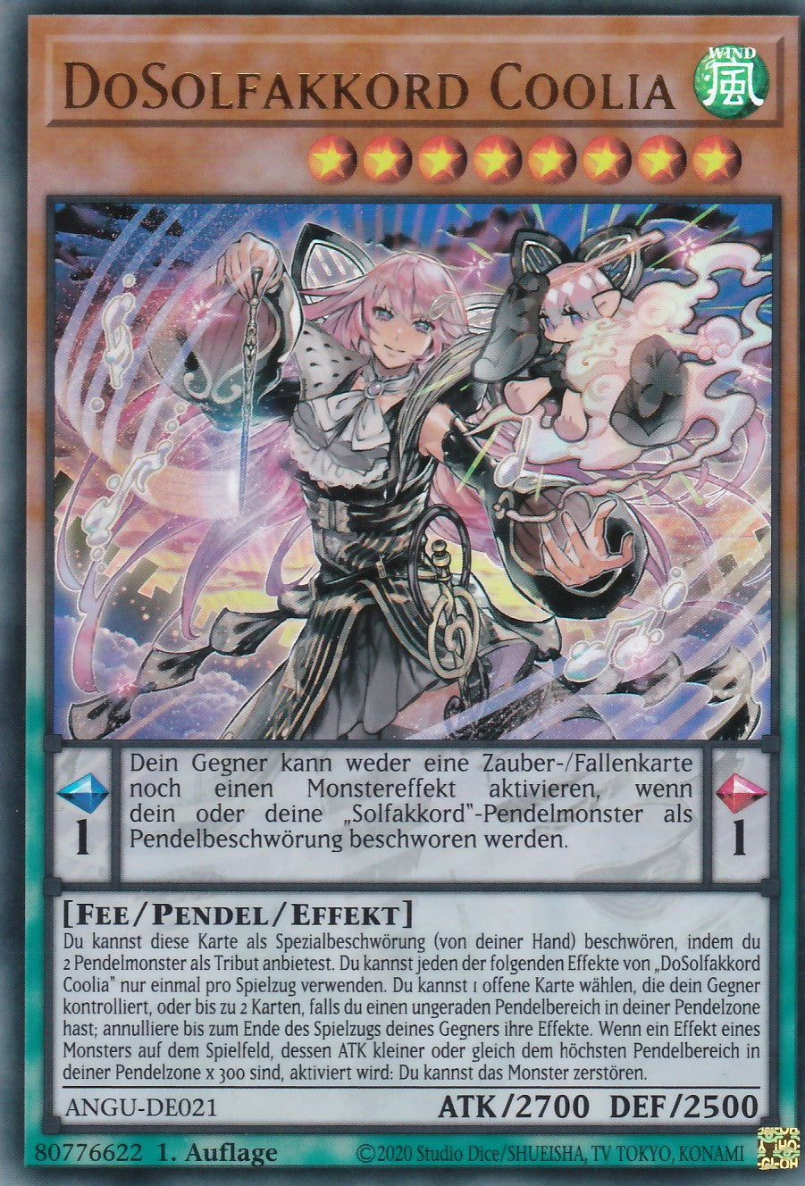 DoSolfakkord Coolia - ANGU-DE021 - Ultra Rare - Deutsch - 1. Auflage - Ancient Guardians