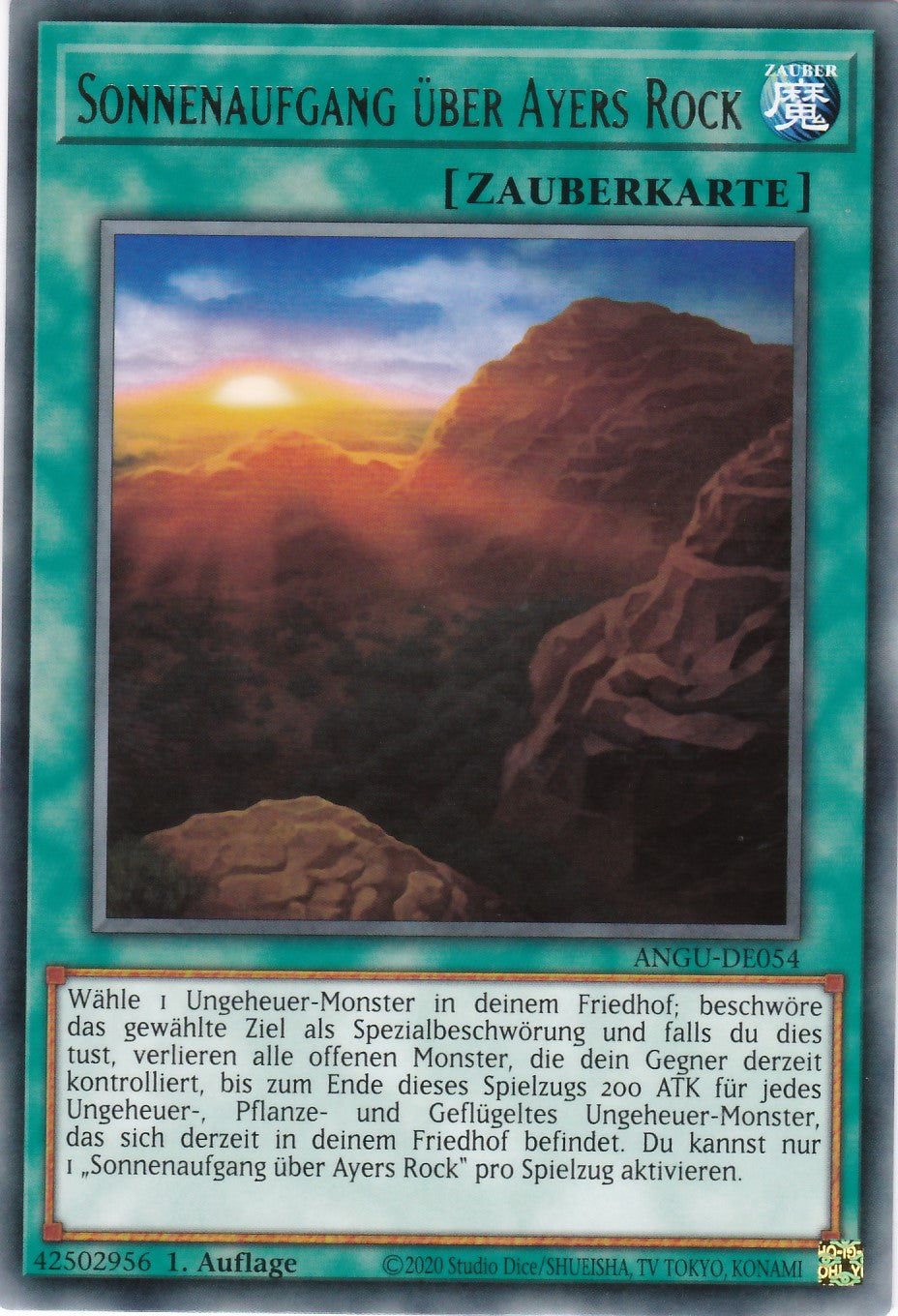 Sonnenaufgang über Ayers Rock - ANGU-DE054 - Rare - Deutsch - 1. Auflage - Ancient Guardians