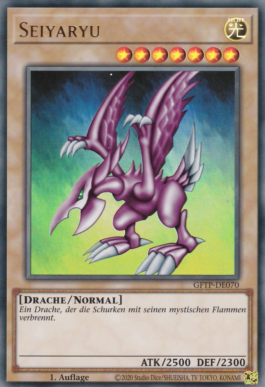 Seiyaryu - GFTP-DE070 - Ultra Rare - Deutsch - 1. Auflage - Ghosts From the Past