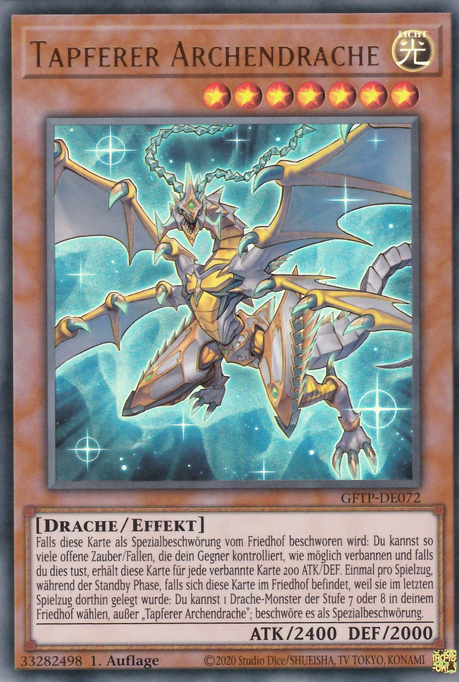 Tapferer Archendrache - GFTP-DE072 - Ultra Rare - Deutsch - 1. Auflage - Ghosts From the Past