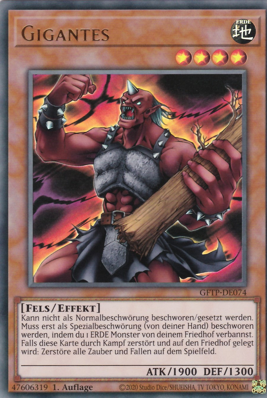 Gigantes - GFTP-DE074 - Ultra Rare - Deutsch - 1. Auflage - Ghosts From the Past