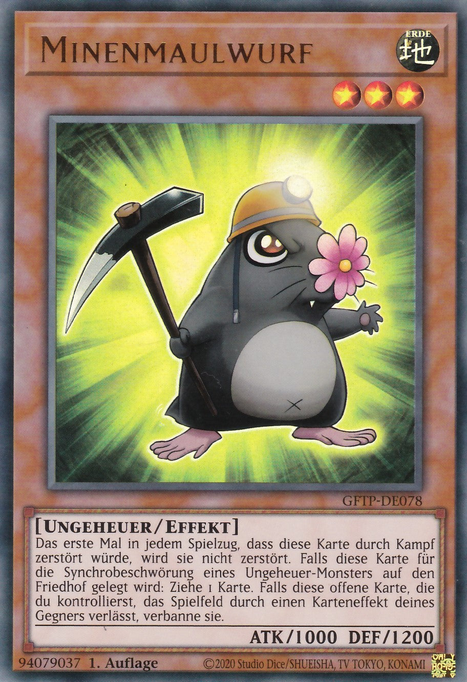 Minenmaulwurf - GFTP-DE078 - Ultra Rare - Deutsch - 1. Auflage - Ghosts From the Past