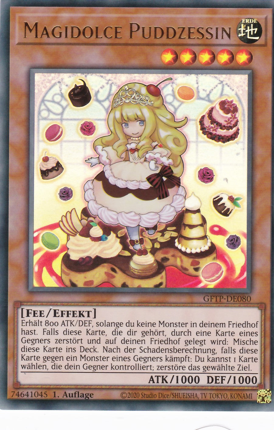 Magidolce Puddzessin - GFTP-DE080 - Ultra Rare - Deutsch - 1. Auflage - Ghosts From the Past