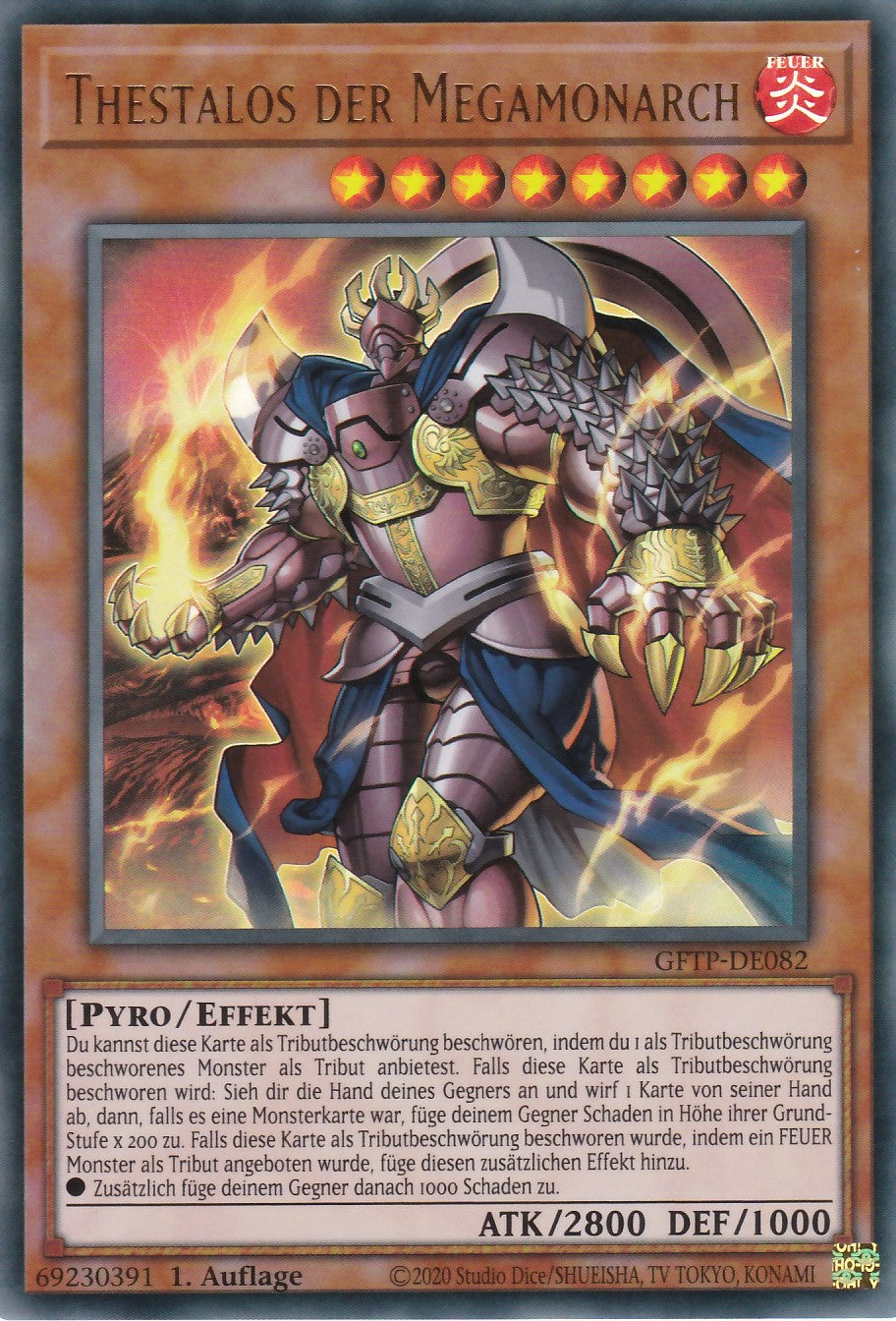 Thestalos der Megamonarch - GFTP-DE082 - Ultra Rare - Deutsch - 1. Auflage - Ghosts From the Past