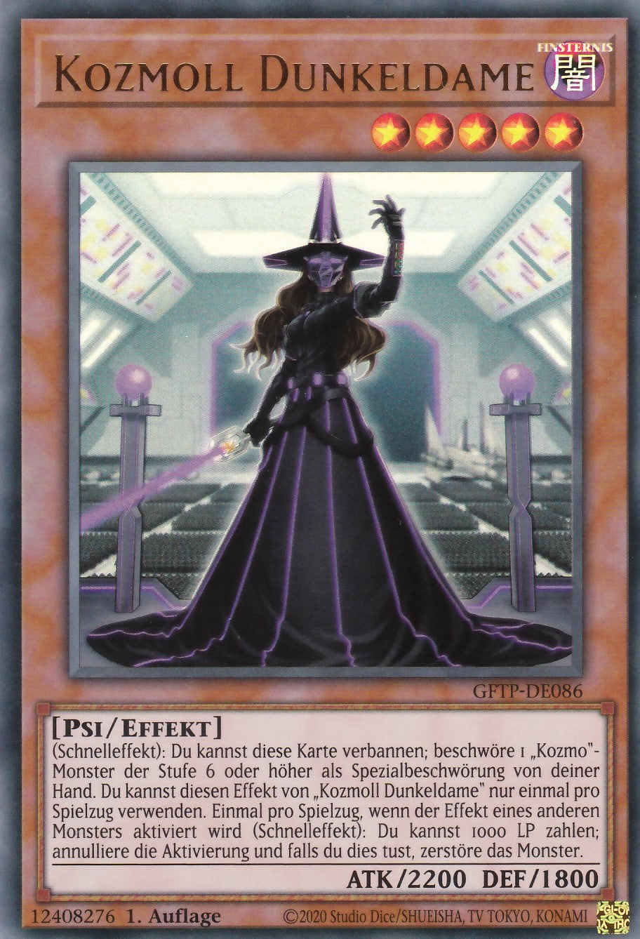 Kozmoll Dunkeldame - GFTP-DE086 - Ultra Rare - Deutsch - 1. Auflage - Ghosts From the Past