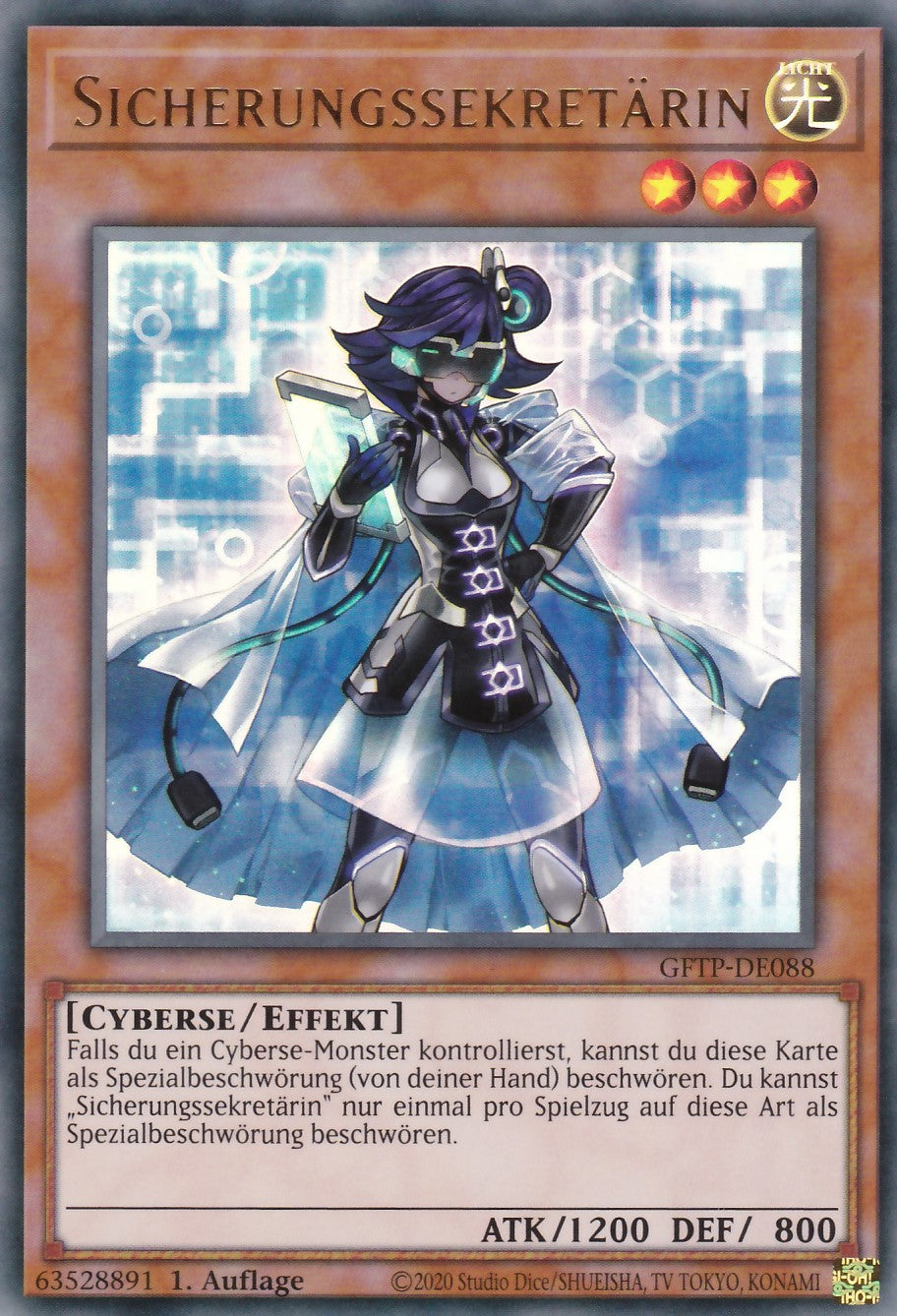 Sicherungssekretärin - GFTP-DE088 - Ultra Rare - Deutsch - 1. Auflage - Ghosts From the Past