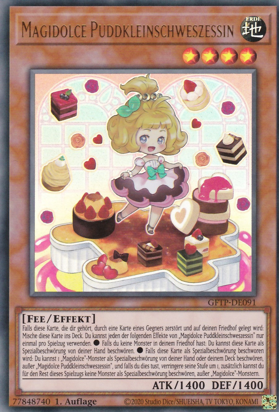 Magidolce Puddkleinschweszessin - GFTP-DE091 - Ultra Rare - Deutsch - 1. Auflage - Ghosts From the Past