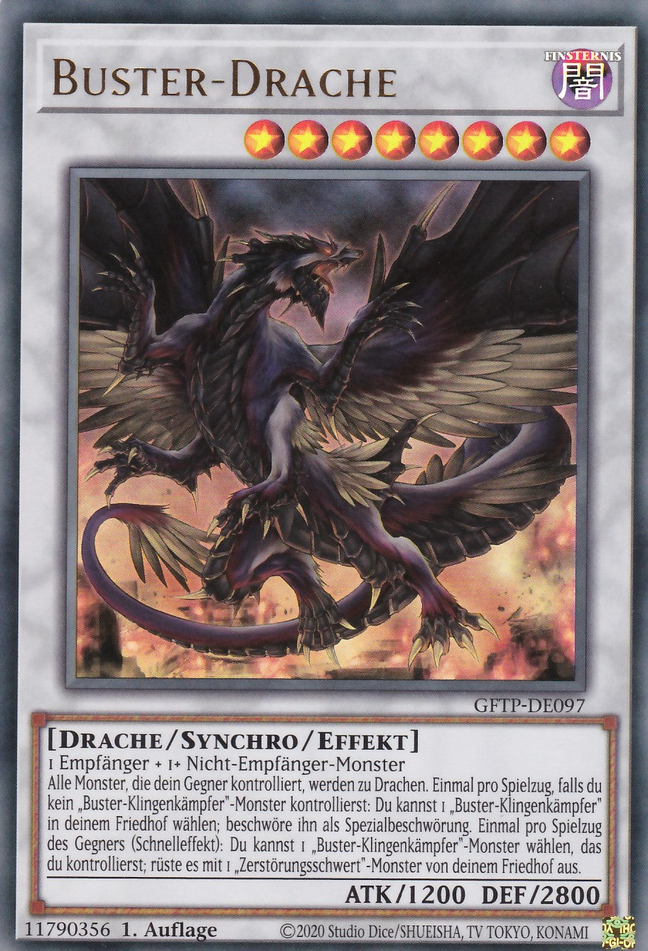 Buster-Drache - GFTP-DE097 - Ultra Rare - Deutsch - 1. Auflage - Ghosts From the Past