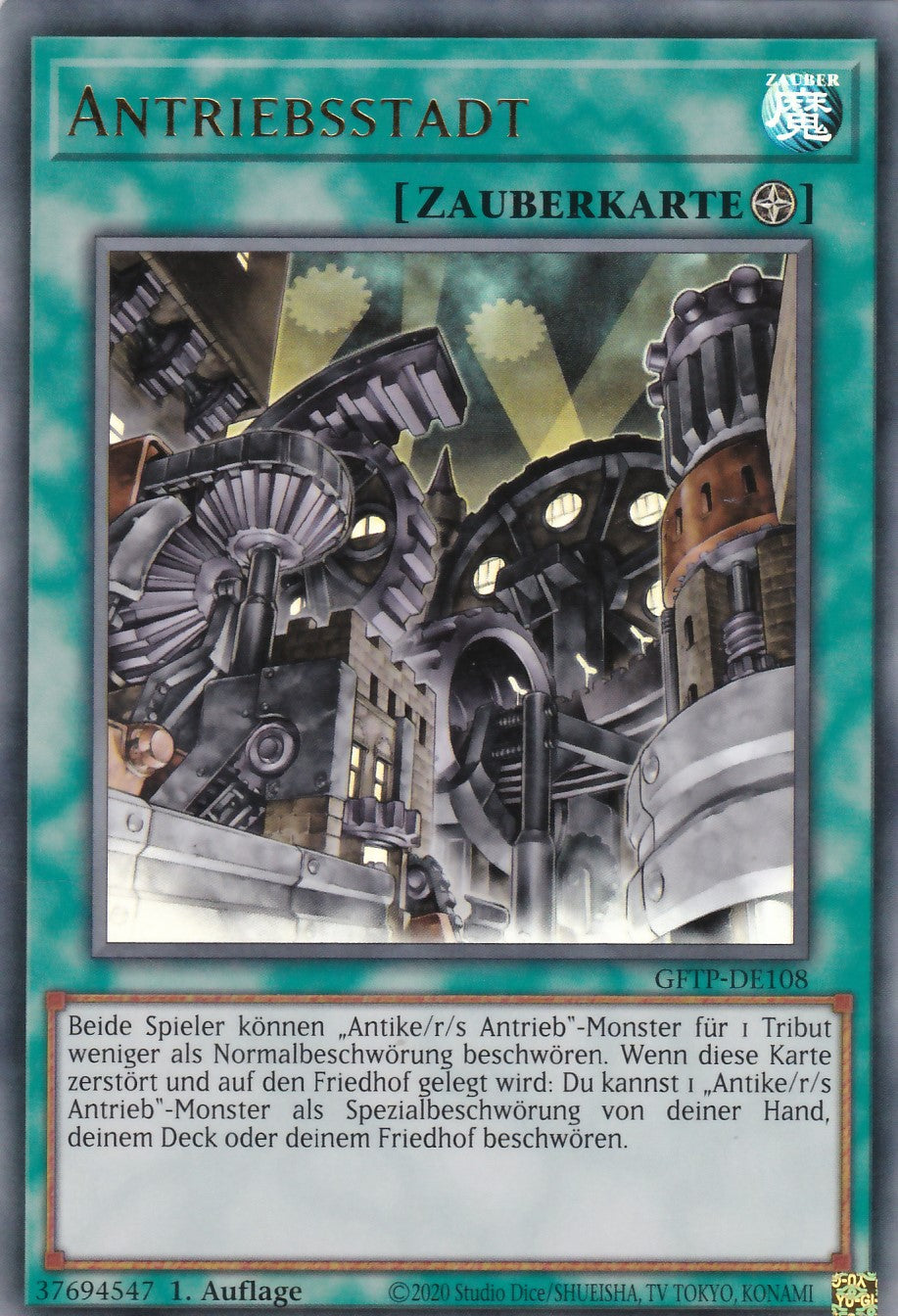 Antriebsstadt - GFTP-DE108 - Ultra Rare - Deutsch - 1. Auflage - Ghosts From the Past