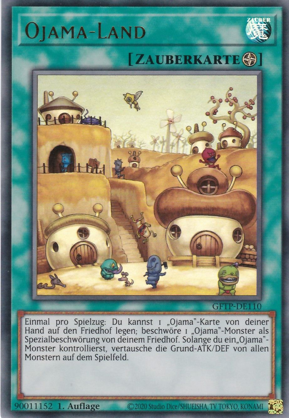 Ojama-Land - GFTP-DE110 - Ultra Rare - Deutsch - 1. Auflage - Ghosts From the Past
