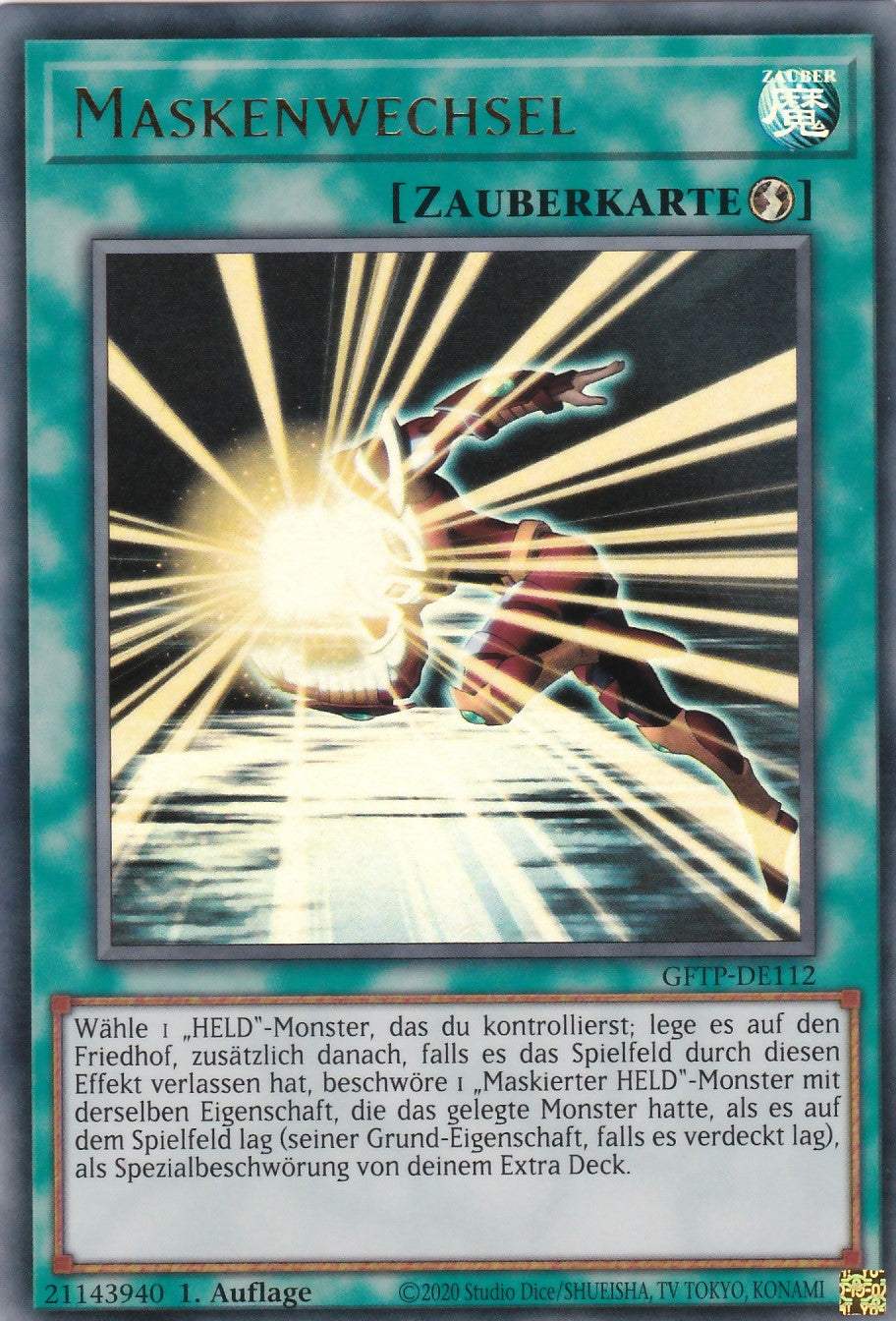 Maskenwechsel - GFTP-DE112 - Ultra Rare - Deutsch - 1. Auflage - Ghosts From the Past