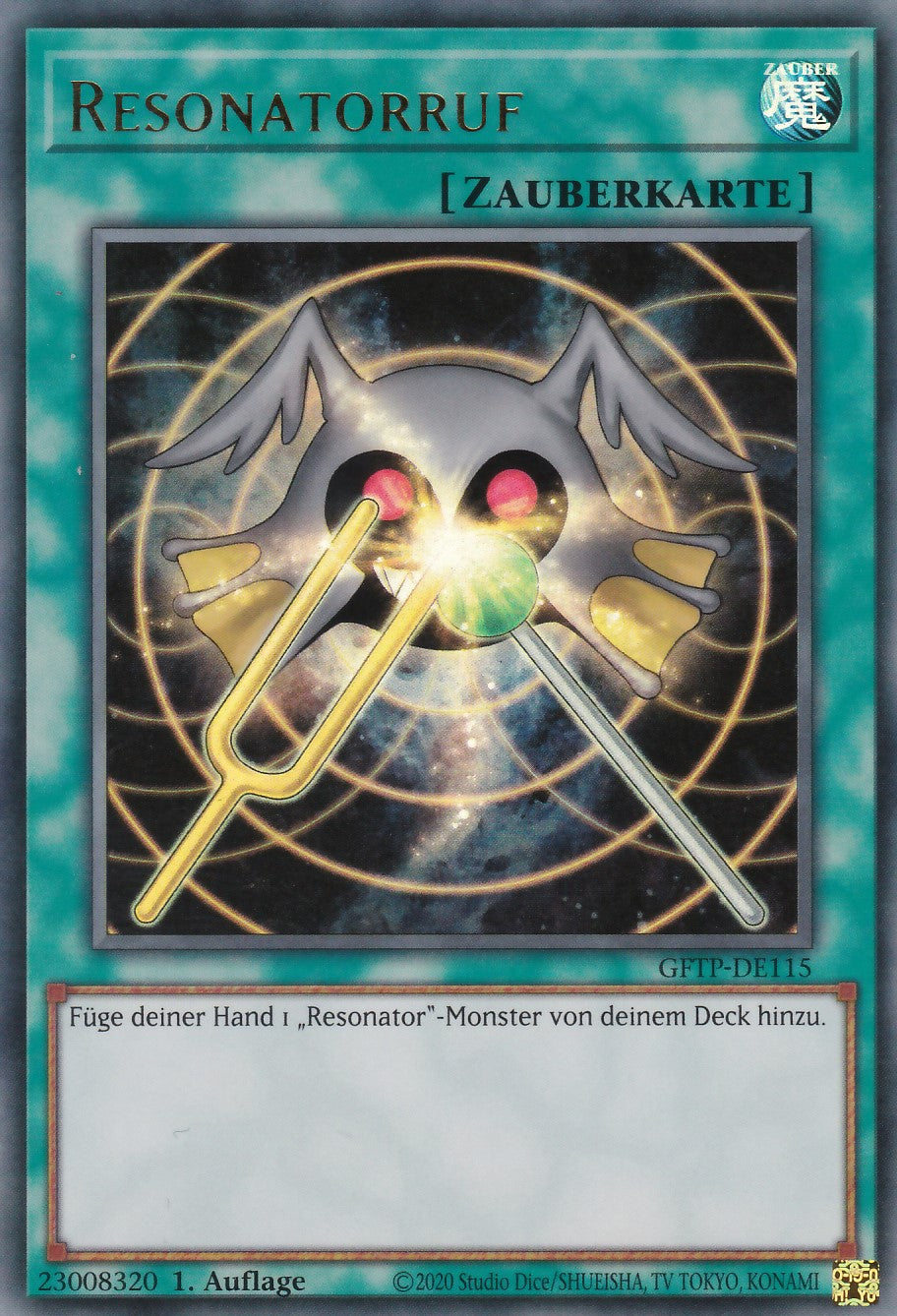 Resonatorruf - GFTP-DE115 - Ultra Rare - Deutsch - 1. Auflage - Ghosts From the Past