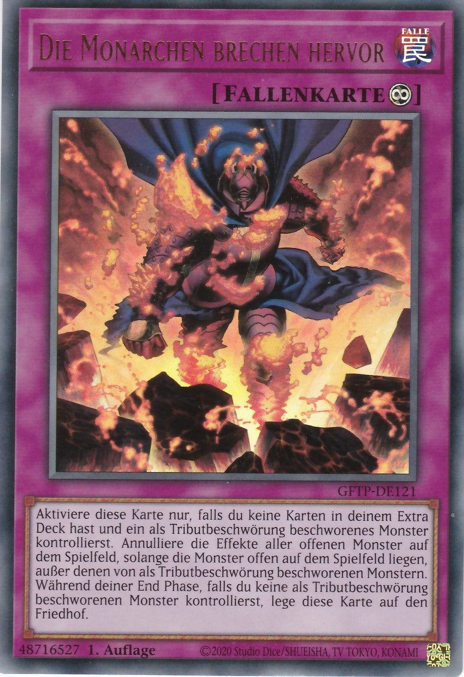 Die Monarchen brechen hervor - GFTP-DE121 - Ultra Rare - Deutsch - 1. Auflage - Ghosts From the Past