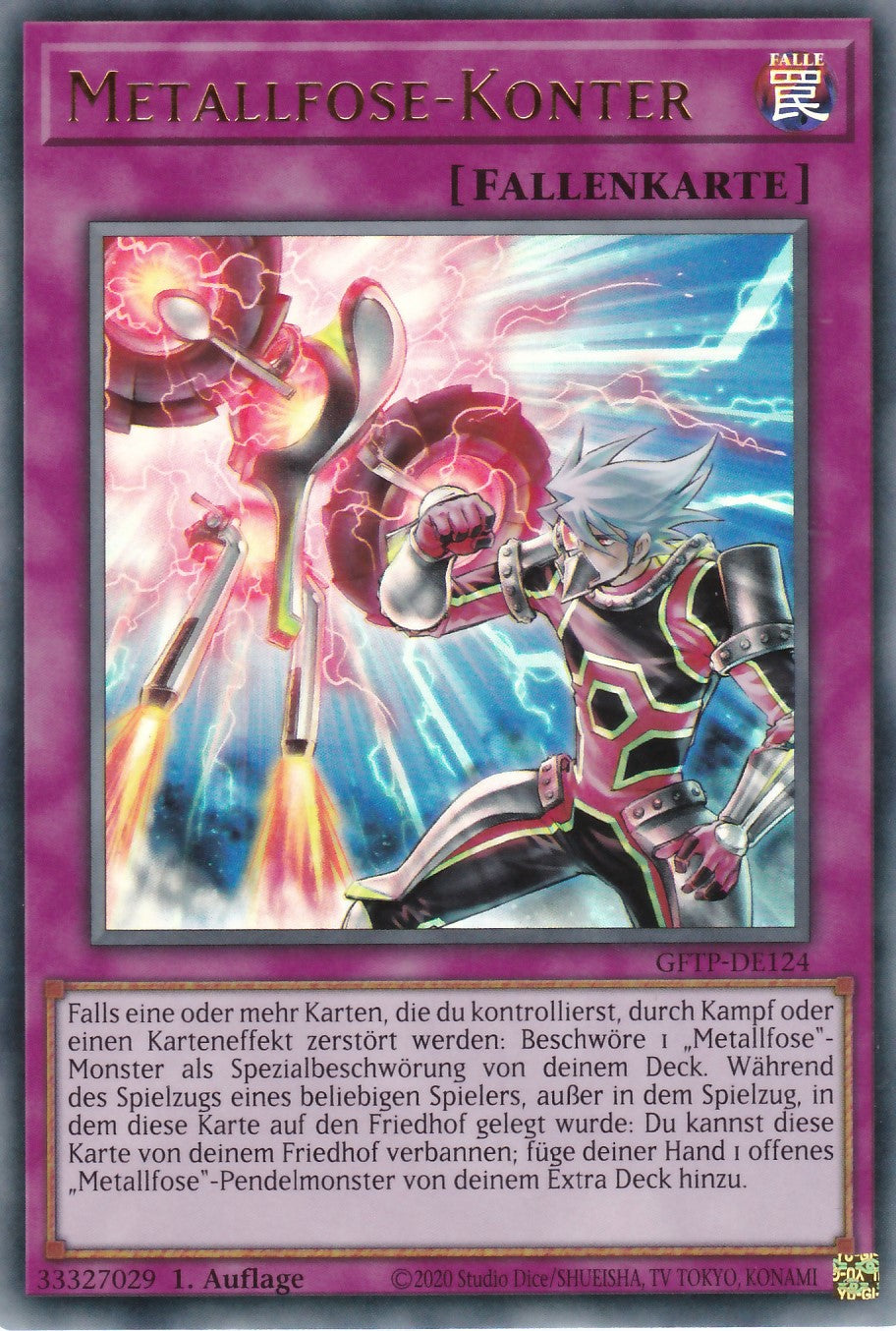 Metallfose-Konter - GFTP-DE124 - Ultra Rare - Deutsch - 1. Auflage - Ghosts From the Past