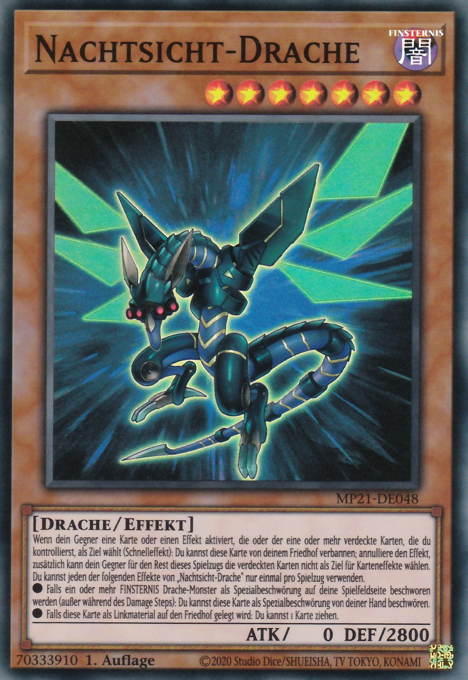 Nachtsicht-Drache - MP21-DE048 - Super Rare - Deutsch - 1. Auflage - 2021 Tin of Ancient Battles
