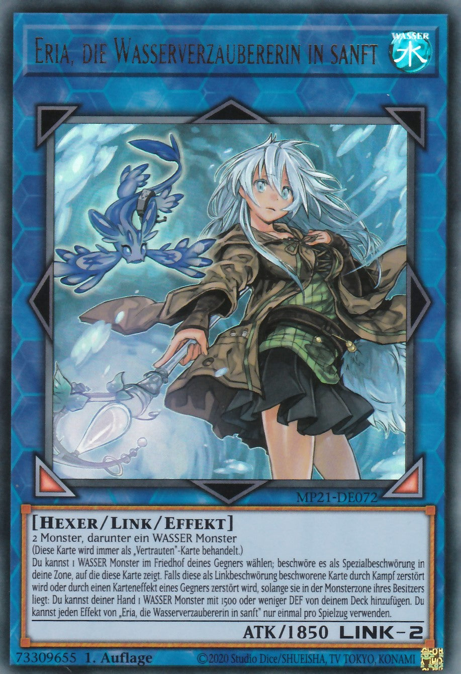 Eria, die Wasserverzaubererin in sanft - MP21-DE072 - Ultra Rare - Deutsch - 1. Auflage - 2021 Tin of Ancient Battles