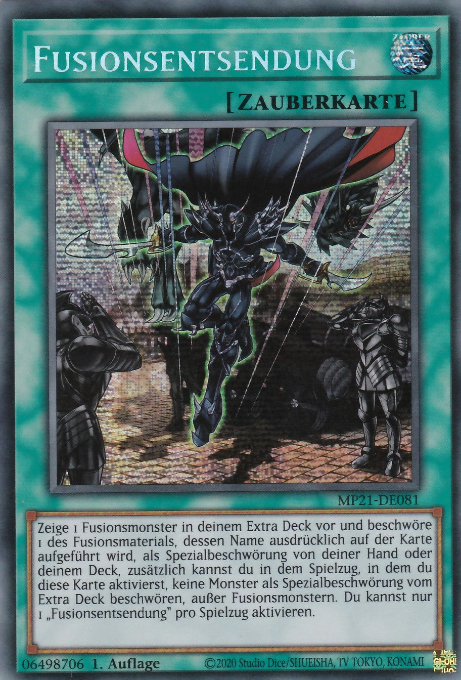 Fusionsentsendung - MP21-DE081 - Secret Rare - Deutsch - 1. Auflage - 2021 Tin of Ancient Battles