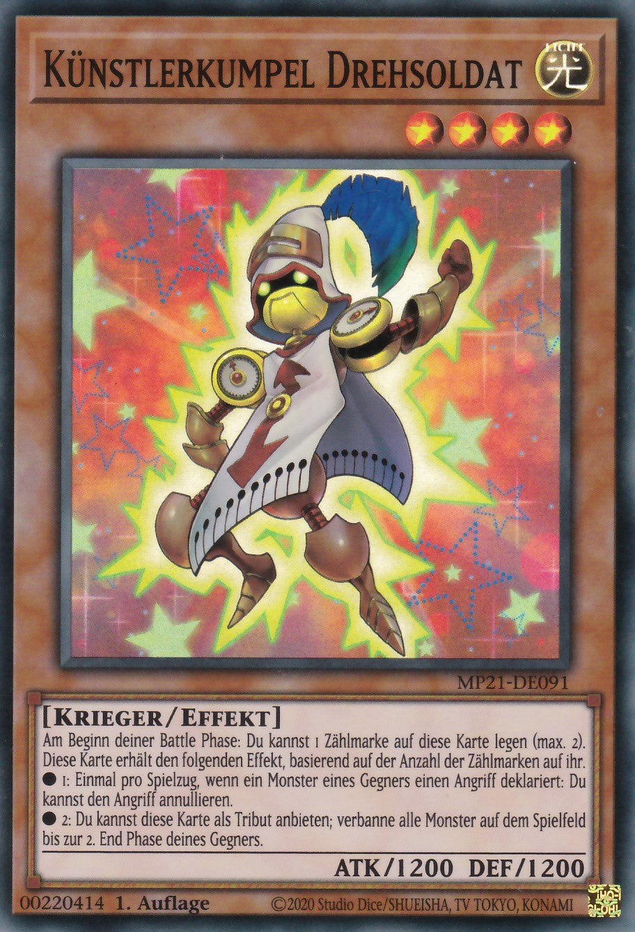 Künstlerkumpel Drehsoldat - MP21-DE091 - Super Rare - Deutsch - 1. Auflage - 2021 Tin of Ancient Battles